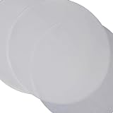 Papel de filtro redondo cualitativo, sin cenizas, 100 hojas para laboratorio, química, biología y filtración de alimentos (10 cm lento)