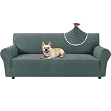 Ystyle Funda Sofa 3 Plazas con Brazos, Verde Claro