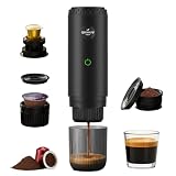 QREIHLPY Cafetera Espresso Portátil 20 Bares Autocalentable 3 en 1