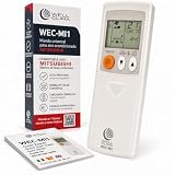 Wellclima Control Remoto Universal WEC-MI1 para Aire Acondicionado Mitsubishi, Listo para Usar en Segundos, Compatible con Bomba de Calor e inversor, compatibilidad Garantizada
