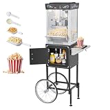 VEVOR Máquina de Palomitas con Hervidor y Carrito