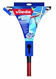 Vileda - 123384 - Raclette Vitre Active 2 en 1 avec Manche Télescopique