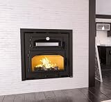 BRICOSOL HORNO DE LEÑA INSERTABLE CON TURBINAS MODELO EVEREST