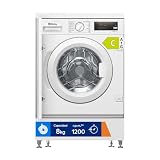 Balay - Lavadora Integrable, 60 cm de ancho, Motor ExtraSilencio, AquaControl Plus, Blanco, 3TI983B