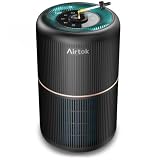 AIRTOK Purificador de Aire, Purificador de Aire Con Esponja de Fragancia, Filtro HEPA Para Alergias, Humo, Caspa De Mascotas y Olores, con Luz nocturna, temporizador, bloqueo para niños, 25dB