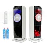 Climatizador portatil 5 en 1 torre aire frio calor Refrigerador Calefactor