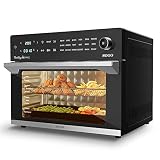 Sogo Freidora de Aire 30L con 18 Multifunciones y 4 Capas de Cocción 30º-230º - Horno Eléctrico Sobremesa con 10 Accesorios - Air Fryer con Pantalla Táctil – Freidora Aire Gran Capacidad