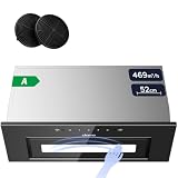 Ciarra CBCB5931B Campana Extractora Encastrable 469 m³/h Clase A 52cm Negro