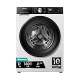 Hisense WF3S1243BW3 - Lavadora, Libre Inst., 12Kg, 1400rpm, Fondo 64cm