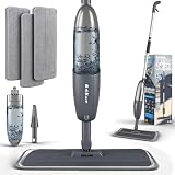 Mopa con Pulverizador, Mopa Fregona con Pulverizador, Mopas de Limpieza Suelos Spray Mop Microfibra Mopa Spray con 3 Microfibra Almohadilla Reutilizable y 360ml Botella para una Limpieza Rápida