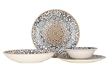Bonna Juegos de vajilla - Alhambra - 24 piezas - 6 Personas - Porcelana