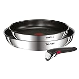 Tefal Ingenio Emotion - Juego de 2 Sartenes, Acero inoxidable