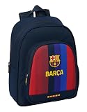 F.C. BARCELONA 1ª EQUIPACIÓN 26/27 - Mochila Safta Infantil, Ideal para Niños de Diferentes Edades, Cómoda y Versátil, Calidad y Resistencia, 28x10x34 mm