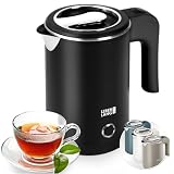 LEBENLANG Hervidor agua electrico en Acero Inoxidable - 0,5 Litros & 600W