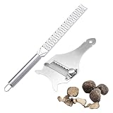 UOPJDD 1 Pieza De Cortadora De Trufa Negra Y Rallador De Mango De Larga Pieza, Herramientas De Cocina, Accesorios De Cocina, Rallador De Acero Inoxidable.