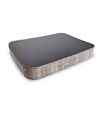 Bolsemack Bases de loncheado para envasar al vacío 170x235 mm (17x23,5 cm) 25 Unidades de bandejas de cartón Color Negro para envasadoras al vacío. Láminas con Certificado alimenticio.