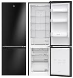 ALPHA Frigorífico Combi Pegasus Elite-180 Negro Brillo, Total No Frost con Multi Airflow, Inverter, Bajo Nivel Sonoro *Alta Gama*