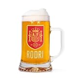 Made in Gift | Jarra de Cerveza Personalizada España | Regalo Original | Capacidad 500 ml | Diseño a Color | Campeones 2026