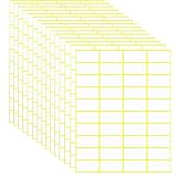 Meekye 600 etiquetas autoadhesivas, 38 x 19 mm para escribir, etiquetas adhesivas universales para etiquetas de precio, dirección, hogar, congelado, oficina, cocina y mermelada