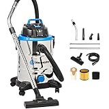 Vacmaster Industrial Aspirador en seco y húmedo 1500W 30L función soplante