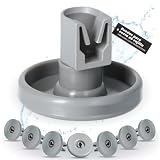 McFilter | 8x rodillos para cesto inferior aptos para lavavajillas AEG 5028696500/4 5028696400/7 Privileg Zanussi Quelle Rodillos para cesto de plástico resistente al calor del lavavajillas