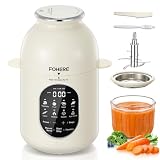 Robot de Cocina para Bebé Nutri Ease Todas las Etapas, Procesador de Alimentos para Bebé En 1 Paso, 3 Prog. Predef. Cocción y Molienda Automática para Comida Casera Saludable, Sin BPA