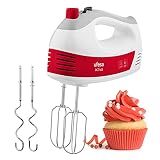 Ufesa BV4650 Batidora Amasadora, 400W, 5 velocidades, Turbo, Tecla Expulsión Accesorios, 2 Varillas Amasadoras, 2 Varillas Batidoras, Diseño Ergonómico con Agarre de Tacto Suave