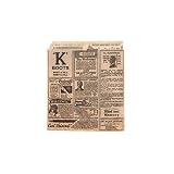 García de Pou 098.01 Bolsas Abiertas 2 Lados 'Times' 34 G/M2 13X14 Cm Natural Perg. Antigrasas (pack de 1000)
