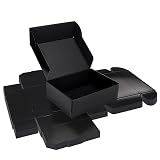 HORLIMER 30,5 x 22,9 x 10,2 cm Cajas de Carton con Tapa para Envios de Paquete, 20 Pack, Cajitas de Papel Kraft para Regalo o Embalaje, Negro