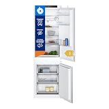 Bosch Balay - Frigorífico Combi Integrable, NoFrost, Cajón ExtraFresh, Botellero Cromado, luz LED, Tecnología EcoAirFlow, Inverter, Puertas Reversibles, 3KIE734F