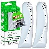 2 x Aleta de Tambor de Lavadora 180x53 mm 41021913 para Candy para Hoover