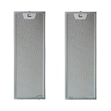 Filtro de grasa de aluminio para campana extractora, 516 x 186 mm, 516 x 166 mm, malla de cinco capas para modelos 00660222,00660223, marco grueso, instalación rápida, ventilación de cocina plateada