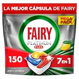Fairy Platinum Plus Cápsulas Lavavajillas Para Máquina Limón, 5x30 Cápsulas