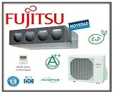 Equipo de aire acondicionado modelo 2013 con bomba frío/calor, bajo nivel sonoro. Equipo inverter. Calidad/precio excepcional. Fujitsu Conductos