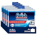 Finish Limpiamáquinas líquido para lavavajillas - Pack 4