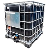 ZETA TRADES Depósito IBC 1000 Litros Negro | Palet Plástico y Apilable