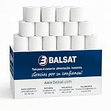BALSAT Rollo de Papel Térmico 80x80mm | Para Impresora Térmica TPV | Caja 50 Uds de Papel Térmico para Impresora de Tickets | Rollo Térmico 80x80 de Calidad para Papelería, Negocio y Caja