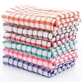 SNKPRODUCTS - Trapos de Cocina de Algodón Rizo Absorbentes 28x40cm - Pack de 6 Paños de Cocina Reutilizables, Suaves y Resistentes, Bayetas Multiusos para Limpieza de Hogar, Vajilla y Encimera